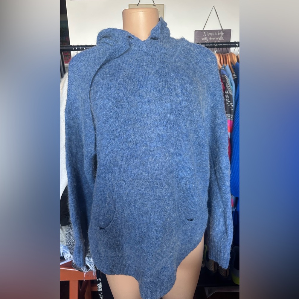 Madewell Blue Crewneck Sweater